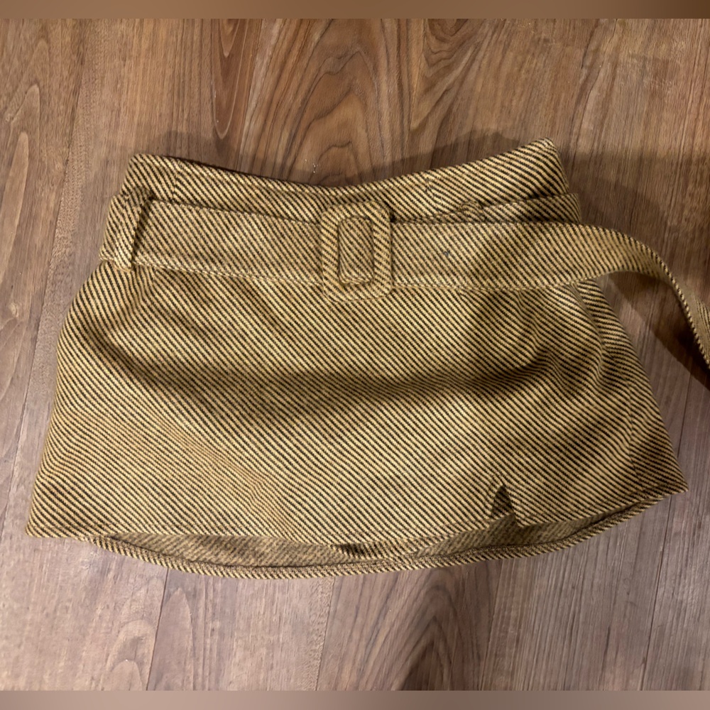 Tae Park Wool Mini Skirt